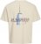 Jack & Jones Boston Photo Crew Neck T-Shirt Antique White - Trička - Trička nadměrné velikosti - 2XL-14XL