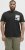 Jack & Jones Split Pocket Print T-Shirt Black - Trička - Trička nadměrné velikosti - 2XL-14XL