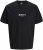 Jack & Jones Snake Crew Neck T-Shirt Black - Trička - Trička nadměrné velikosti - 2XL-14XL
