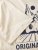 Jack & Jones Bellagio Collage Crew Neck T-Shirt Antique White - Trička - Trička nadměrné velikosti - 2XL-14XL