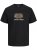Jack & Jones Calma Crew Neck T-Shirt Black - Trička - Trička nadměrné velikosti - 2XL-14XL