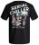 Jack & Jones JJCHILLER With Back Print Black - Trička - Trička nadměrné velikosti - 2XL-14XL