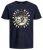 Jack & Jones JJEUSTACE T-Shirt Navy - Trička - Trička nadměrné velikosti - 2XL-14XL