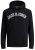 Jack & Jones JJCITY Hoodie Black - Mikiny & mikiny s kapucí - Mikiny & Mikiny s kapucí 2XL-12XL