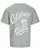 Jack & Jones Zekiel Crew Neck T-Shirt Iceberg Green - Trička - Trička nadměrné velikosti - 2XL-14XL