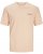 Jack & Jones Zekiel Crew Neck T-Shirt Peach Parfait - Trička - Trička nadměrné velikosti - 2XL-14XL