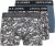 Jack & Jones Damon Skull Trunks 3-Pack Black - Spodní prádlo - Spodní Prádlo Nadměrné Velikosti 2XL-8XL