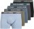 Jack & Jones Evan Solid Trunks 5-Pack Black - Spodní prádlo - Spodní Prádlo Nadměrné Velikosti 2XL-8XL