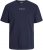Jack & Jones Ayce Crew Neck T-Shirt Blue - Trička - Trička nadměrné velikosti - 2XL-14XL