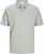 Jack & Jones Rodney Short Sleeve Polo Aqua Gray - Polokošile - Polokošile 2XL-8XL - Trička s límečkem 2XL-8XL