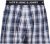 Jack & Jones Saigon Blue/Red Check Woven Boxers 3-Pack Navy Blazer - Spodní prádlo - Spodní Prádlo Nadměrné Velikosti 2XL-8XL