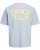 Jack & Jones Tavira Type Crew Neck T-Shirt Skyway - Trička - Trička nadměrné velikosti - 2XL-14XL