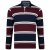 Kam Jeans 5242 Long Sleeve Polo Burgundy - Polokošile - Polokošile 2XL-8XL - Trička s límečkem 2XL-8XL