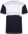 Kam Jeans 5780 Cut And Sew Panel T-Shirt Navy - Trička - Trička nadměrné velikosti - 2XL-14XL