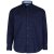Kam Jeans 6158 Long Sleeve Dobby Embroidery Shirt Navy - Košile - Košile 2XL-10XL