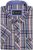 Kam Jeans 6313 Casual Check Short Sleeve Shirt Grey - Košile - Košile 2XL-10XL