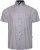 Kam Jeans 6328 AOP Geo Print Short Sleeve Shirt Charcoal - Košile - Košile 2XL-10XL