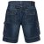Kam Jeans Francis Dark Used - Šortky - Šortky Nadměrné Velikosti W40-W60