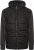 Kam Jeans KV135 Quilted Zip Thru Hoody with Padded Body & Jersey Sleeves Black TALL SIZES - PÁNSKÉ OBLEČENÍ MT-6XLT - TALL-velikosti
