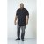 D555 Archer Collarless Shirt Black - Košile - Košile 2XL-10XL