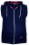 D555 Blake Sleeveless Hoodie Navy - Mikiny & mikiny s kapucí - Mikiny & Mikiny s kapucí 2XL-12XL