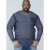 D555 Bryson Crewneck Sweater with Pocket Navy - Mikiny & mikiny s kapucí - Mikiny & Mikiny s kapucí 2XL-12XL