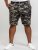 D555 Chadwick Shorts Green Camo - Šortky - Šortky Nadměrné Velikosti W40-W60