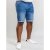 D555 Griffin Denim Shorts Stonewash - Šortky - Šortky Nadměrné Velikosti W40-W60
