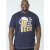 D555 Murray T-shirt Navy - Trička - Trička nadměrné velikosti - 2XL-14XL