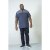 D555 Brent Polo Denim Blue - Polokošile - Polokošile 2XL-8XL - Trička s límečkem 2XL-8XL
