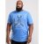 D555 Monty T-shirt Blue - Trička - Trička nadměrné velikosti - 2XL-14XL