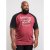 D555 Evans T-shirt Burgundy - Trička - Trička nadměrné velikosti - 2XL-14XL