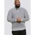 D555 Zane Sweater Grey - Mikiny & mikiny s kapucí - Mikiny & Mikiny s kapucí 2XL-12XL