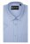 Kam Jeans 6283 Casual SS Herringbone Shirt Blue - Košile - Košile 2XL-10XL