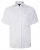 Kam Jeans 6283 Casual SS Herringbone Shirt White - Košile - Košile 2XL-10XL