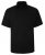 Kam Jeans 6283 Casual SS Herringbone Shirt Black - Košile - Košile 2XL-10XL