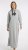 Nora Mikken MARI Maxi Hoodie Dress Grey - Mikiny & mikiny s kapucí - 