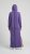 Nora Mikken MARI Maxi Hoodie Dress Purple - Mikiny & mikiny s kapucí - 
