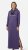Nora Mikken MARI Maxi Hoodie Dress Purple - Mikiny & mikiny s kapucí - 
