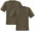 Adamo Marlon Comfort fit 2-pack T-shirt Khaki - Trička - Trička nadměrné velikosti - 2XL-14XL