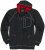 Adamo Michael Hoodie with Zipper Charcoal - Mikiny & mikiny s kapucí - Mikiny & Mikiny s kapucí 2XL-12XL