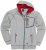 Adamo Michael Hoodie with Zipper Grey - Mikiny & mikiny s kapucí - Mikiny & Mikiny s kapucí 2XL-12XL