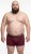 20 Nodi 979 Boxerky 3 kusy Vínová/Šedá/Tmavě modrá - Boxerky - Boxerky 2XL-12XL