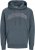 Jack & Jones CALEB Hoodie Blue - Mikiny & mikiny s kapucí - Mikiny & Mikiny s kapucí 2XL-12XL