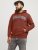 Jack & Jones CALEB Hoodie Red - Mikiny & mikiny s kapucí - Mikiny & Mikiny s kapucí 2XL-12XL