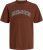 Jack & Jones Caleb Varsity T-Shirt Red - Trička - Trička nadměrné velikosti - 2XL-14XL