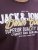 Jack & Jones Logo 2COL T-shirt Purple - Trička - Trička nadměrné velikosti - 2XL-14XL