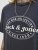 Jack & Jones Dover T-Shirt Short Sleeve Black - Trička - Trička nadměrné velikosti - 2XL-14XL