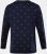 JP1880 Two-piece Pyjamas Long Sleeve and Long Trousers Navy - Spodní prádlo - Spodní Prádlo Nadměrné Velikosti 2XL-8XL