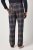 JP1880 Pyjama Trousers Flannel Check Brown - Spodní prádlo - Spodní Prádlo Nadměrné Velikosti 2XL-8XL